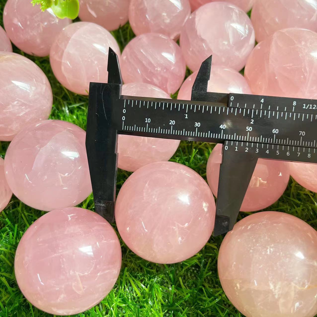 Rose Quartz Spheres GEMROCKY-Spheres-