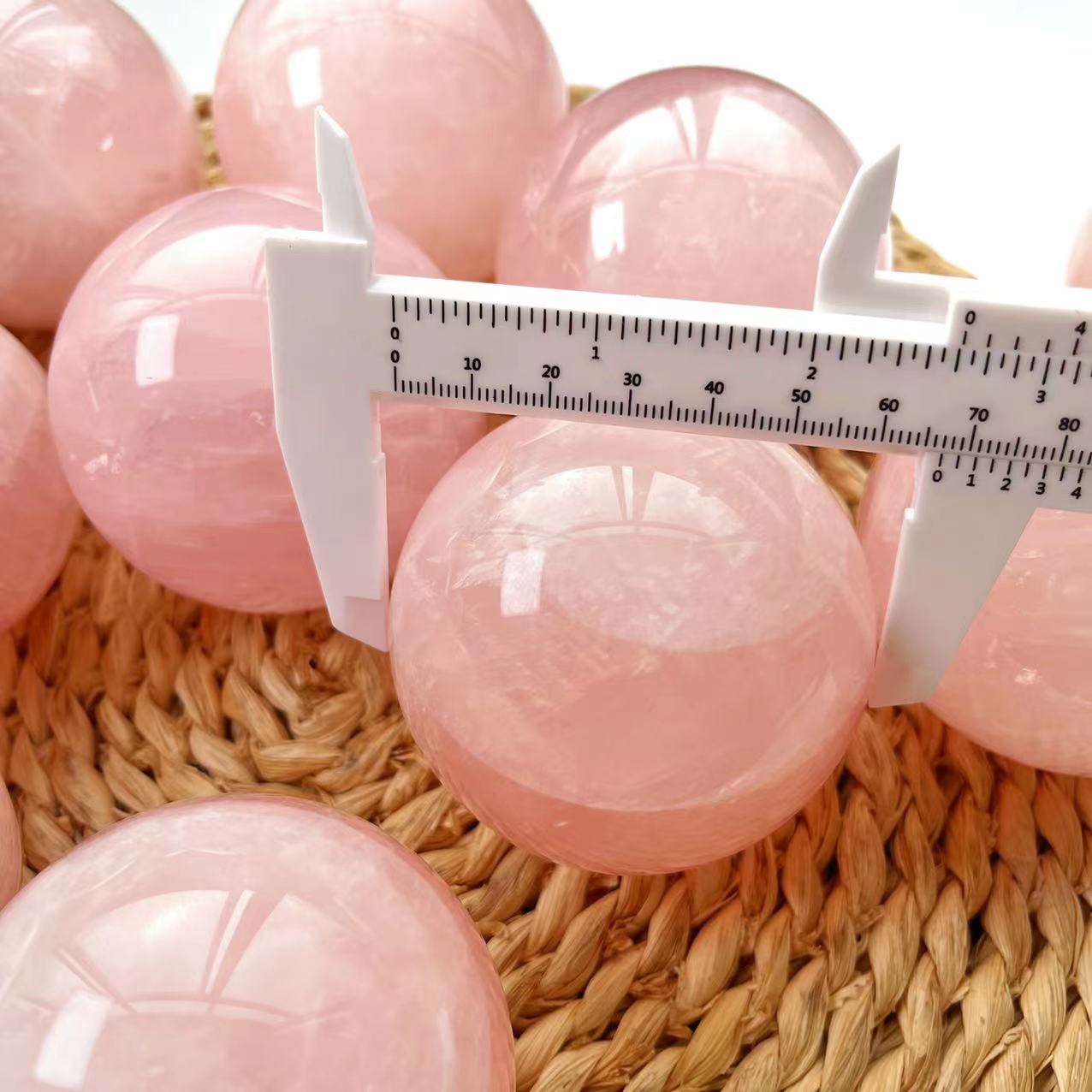 Rose Quartz Spheres GEMROCKY-Spheres-