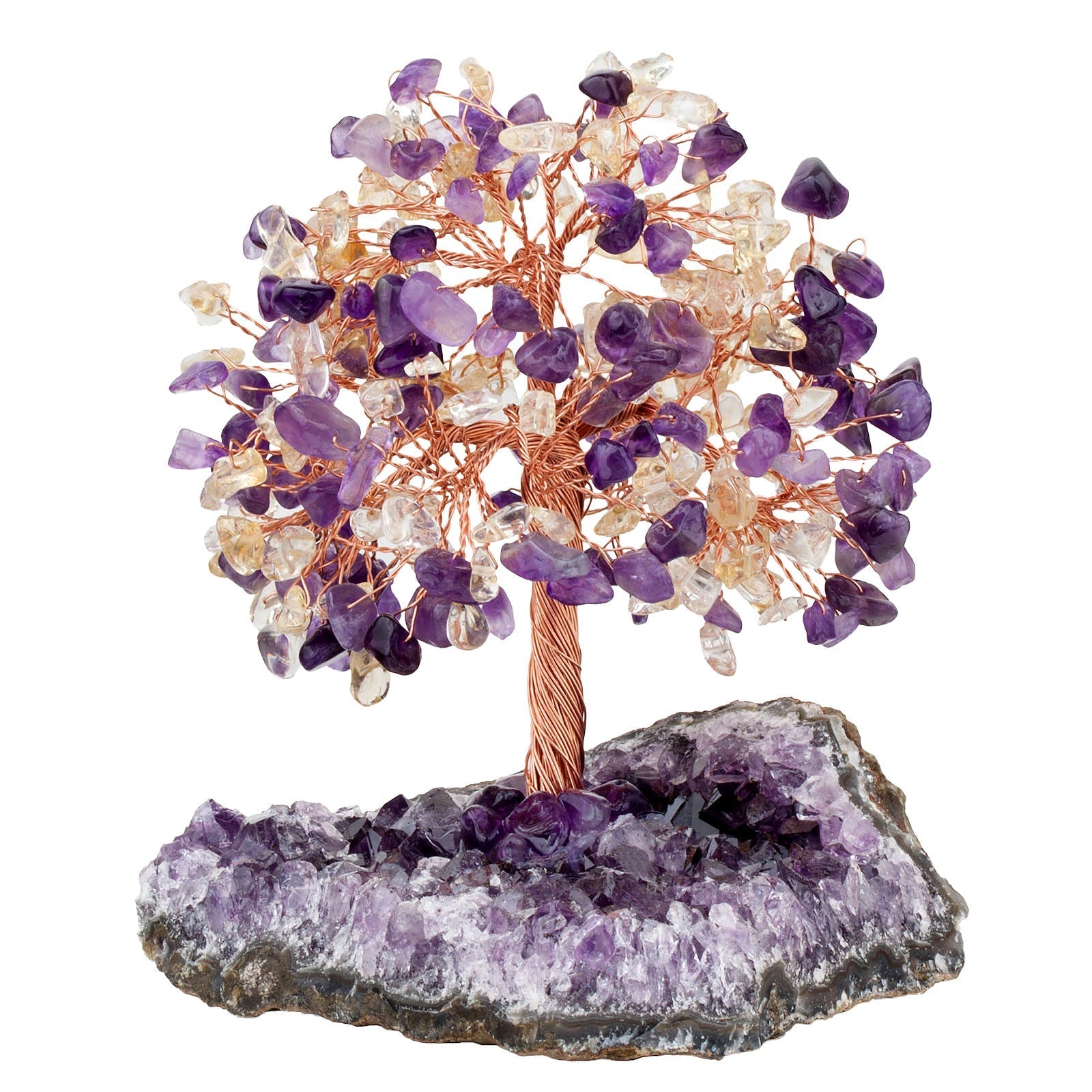 Rough Amethyst Cluster Chips Gem Trees GEMROCKY-Decoration-Amethyst+Citrine-