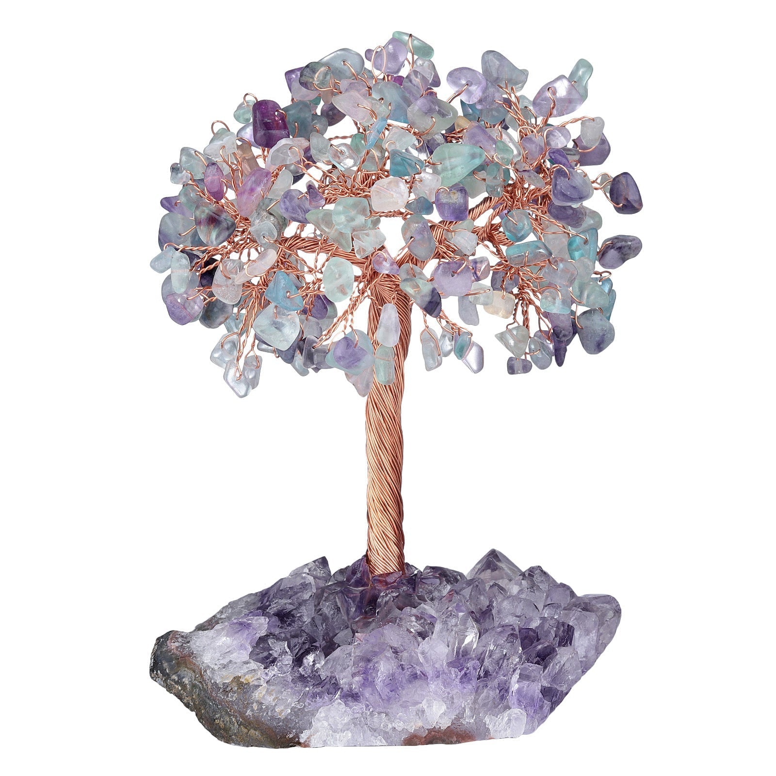 Rough Amethyst Cluster Chips Gem Trees GEMROCKY-Decoration-Fluorite-