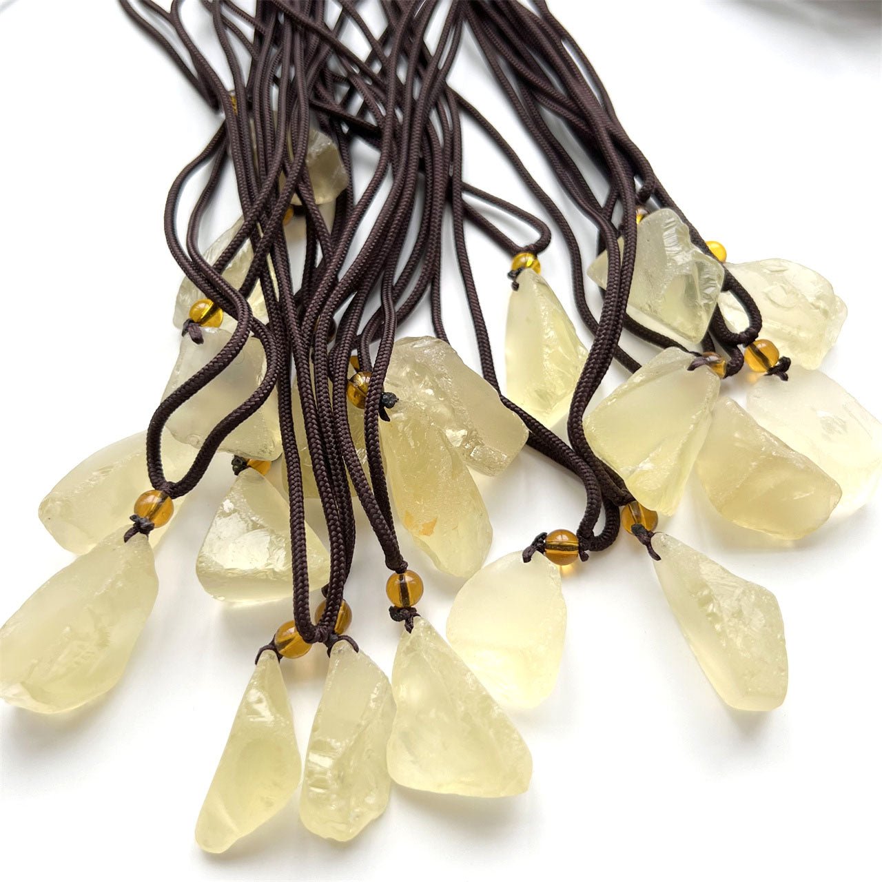 Rough Citrine Celestite Amethyst Rose Quartz Stone Pendants GEMROCKY-Jewelry-Citrine-