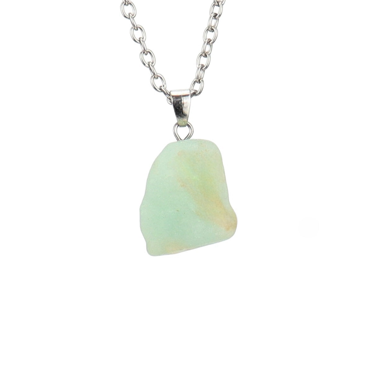 Rough Crystal Piece Pendant Necklaces GEMROCKY-Jewelry-Aquamarine-