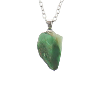 Rough Crystal Piece Pendant Necklaces GEMROCKY-Jewelry-Green Aventurine-