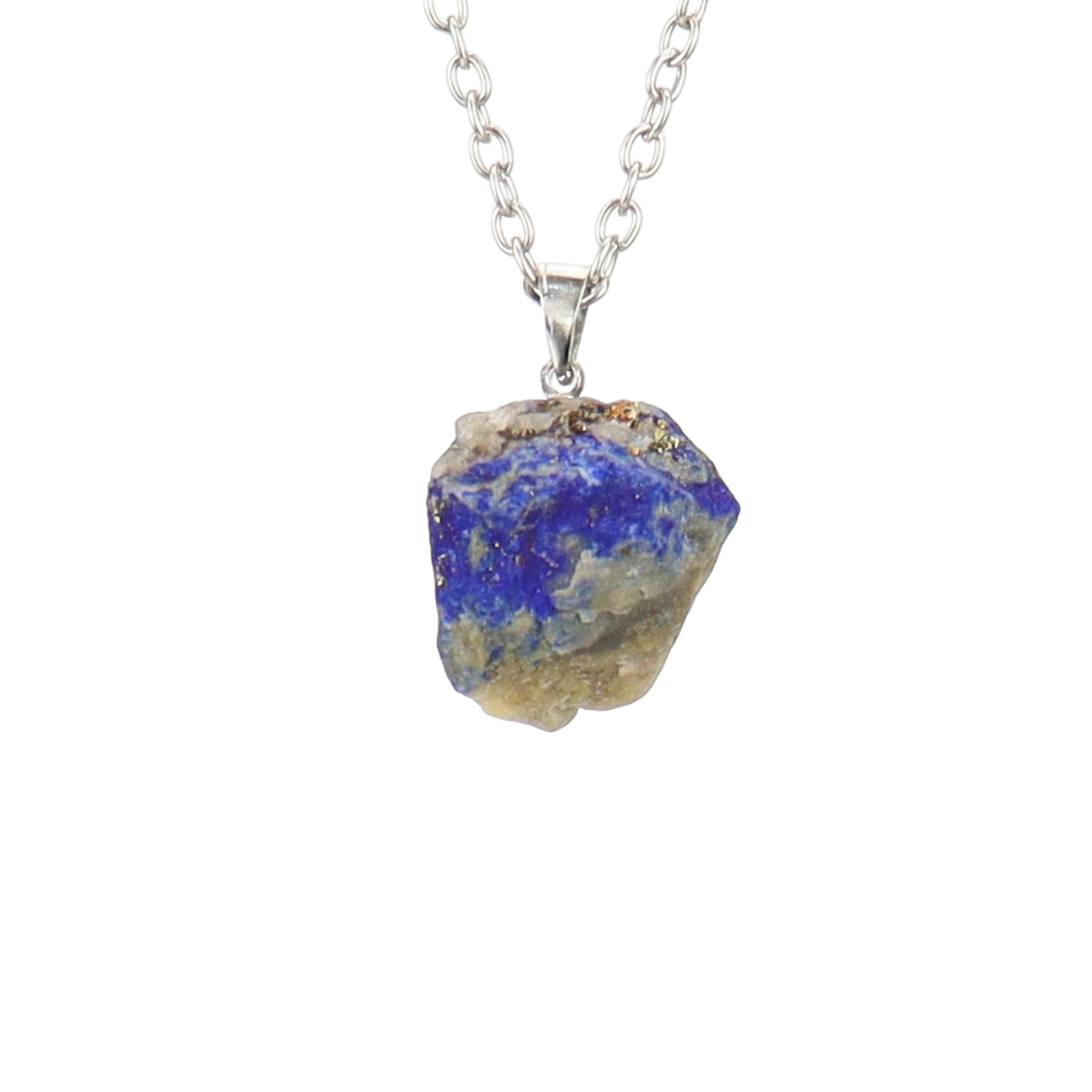 Rough Crystal Piece Pendant Necklaces GEMROCKY-Jewelry-Lapis Lazuli-