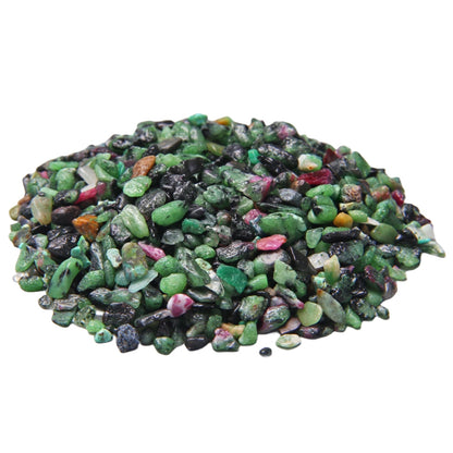 Ruby Zoisite Chips GEMROCKY-Tumbles-