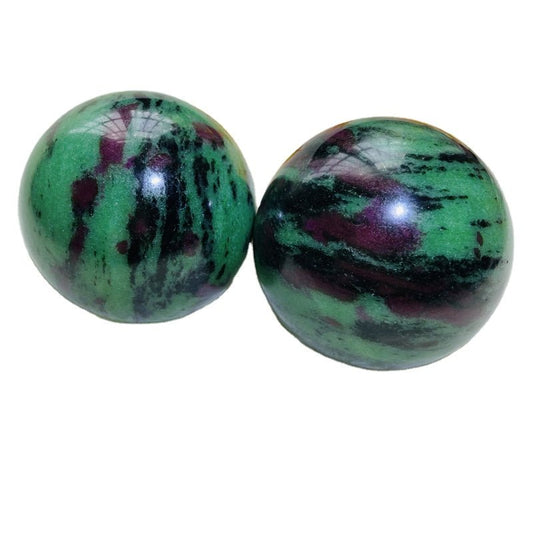 Ruby Zoisite Spheres GEMROCKY-Spheres-