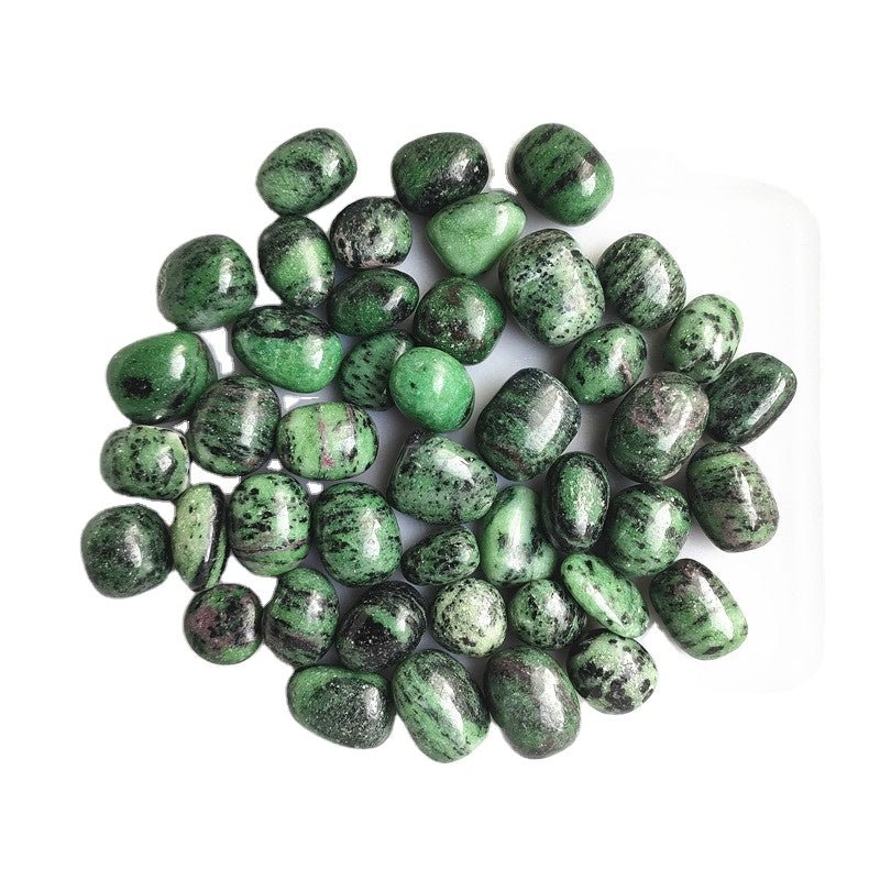 Ruby Zoisite Tumble Stones GEMROCKY-Tumbles-