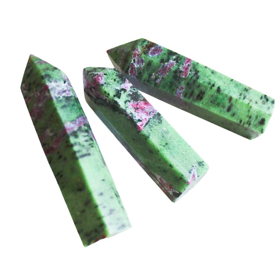 Ruby in Zoisite Point Wands GEMROCKY-Point Wands-