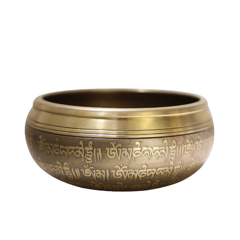 Sakyamuni Meditation Nepal Buddha Sound Copper Singing Bowls GEMROCKY-Psychic-