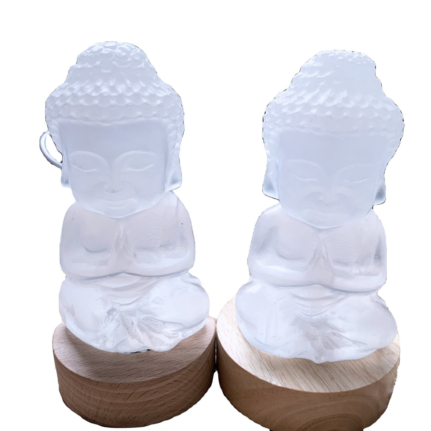 Selenite Buddha Sculpture Carvings GEMROCKY-Carvings-