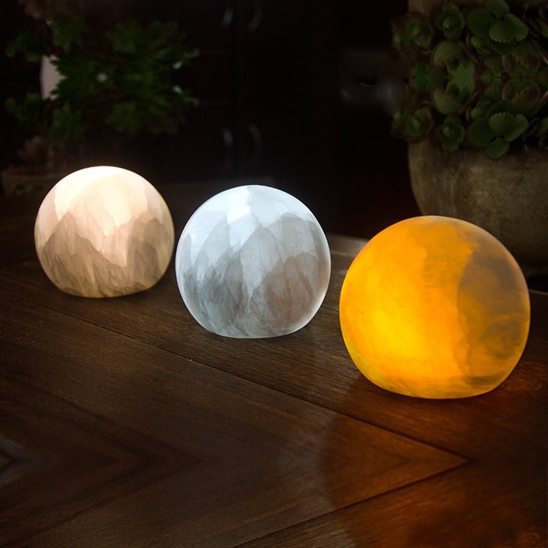 Selenite Moonlight Smart Sensor Light Bedside Lamp Ornaments GEMROCKY-Decoration-