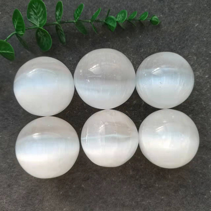 Selenite Spheres GEMROCKY-Spheres-