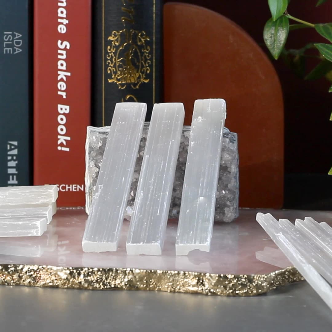 Selenite Wands for Energy Healing Ornaments GEMROCKY-Decoration-