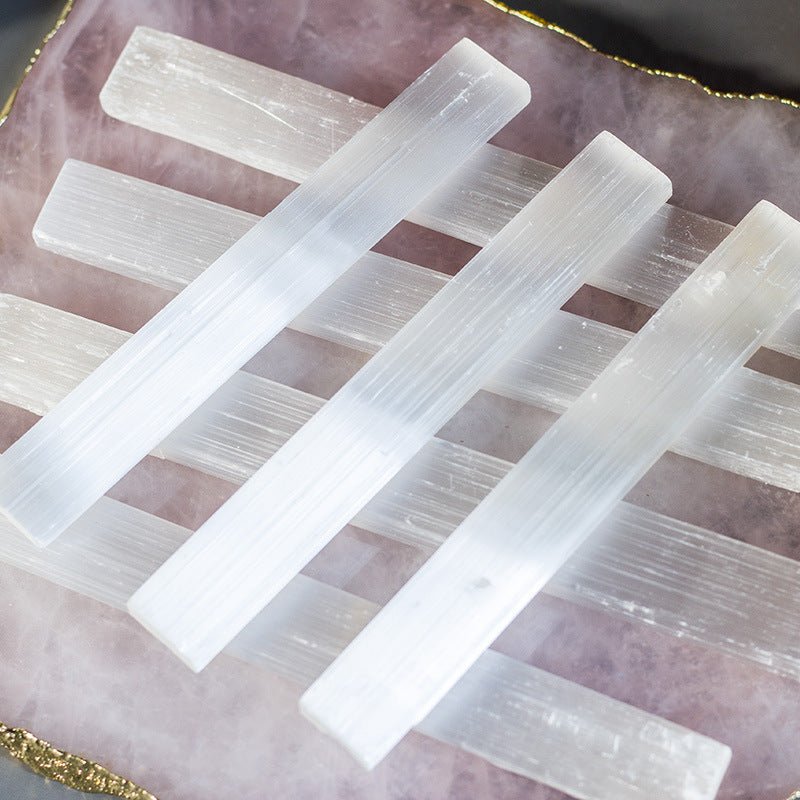 Selenite Wands for Energy Healing Ornaments GEMROCKY-Decoration-