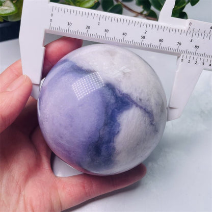 Silk Fluorite Spheres GEMROCKY-Spheres-