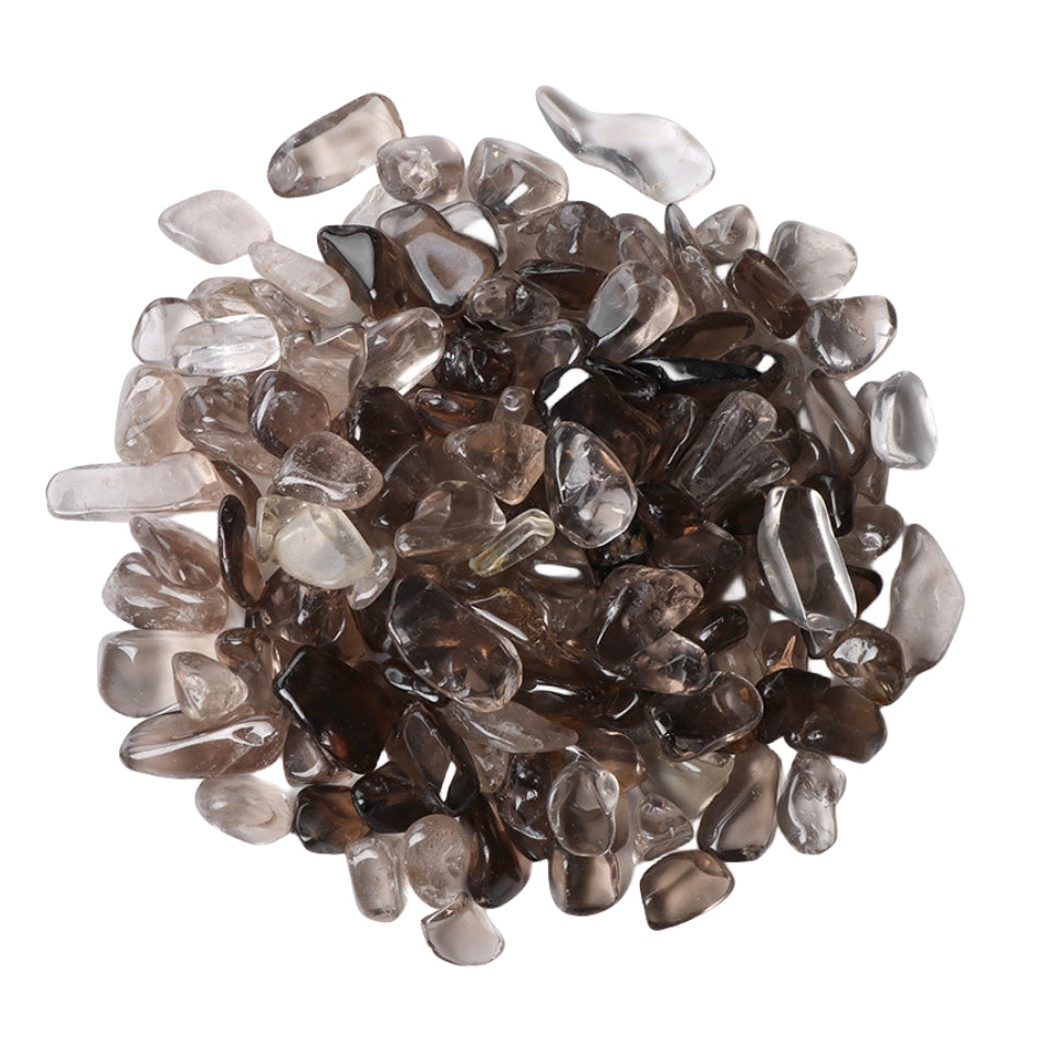 Smoky Quartz Chips GEMROCKY-Tumbles-