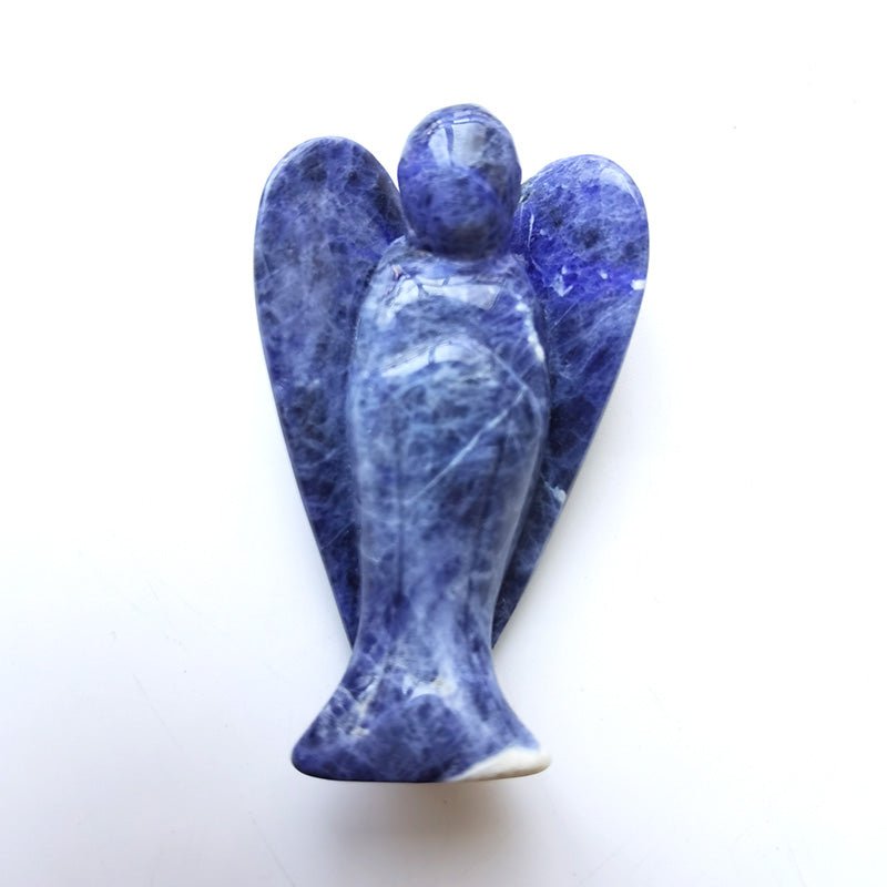 Sodalite Angel 3 Inch GEMROCKY-Carvings-