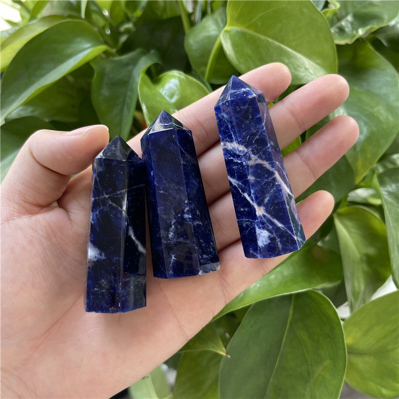 Sodalite Point Wands GEMROCKY-Point Wands-