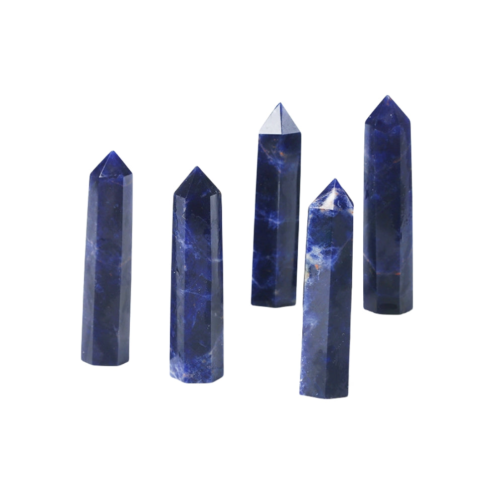 Sodalite Point Wands GEMROCKY-Point Wands-