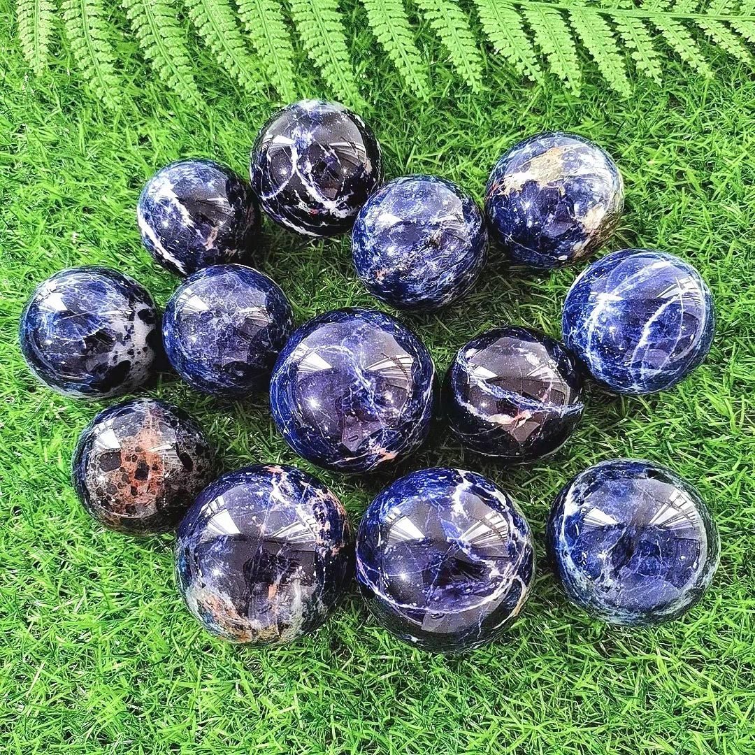 Sodalite Spheres GEMROCKY-Spheres-