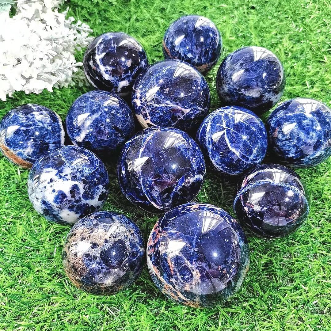 Sodalite Spheres GEMROCKY-Spheres-