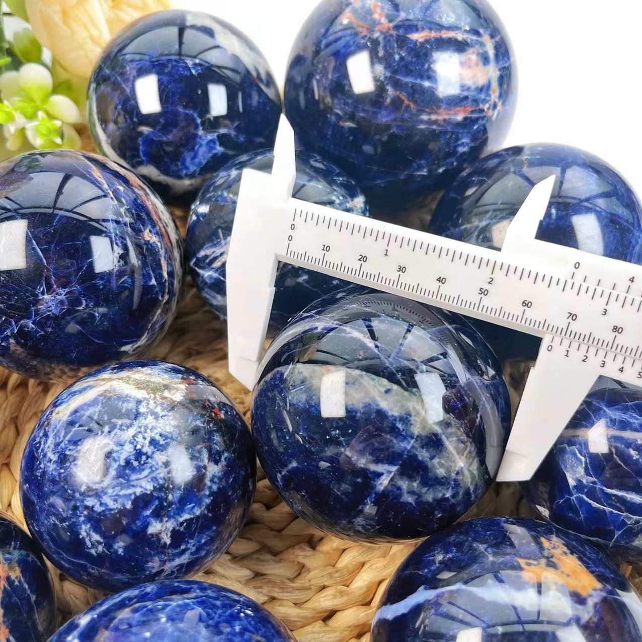 Sodalite Spheres GEMROCKY-Spheres-