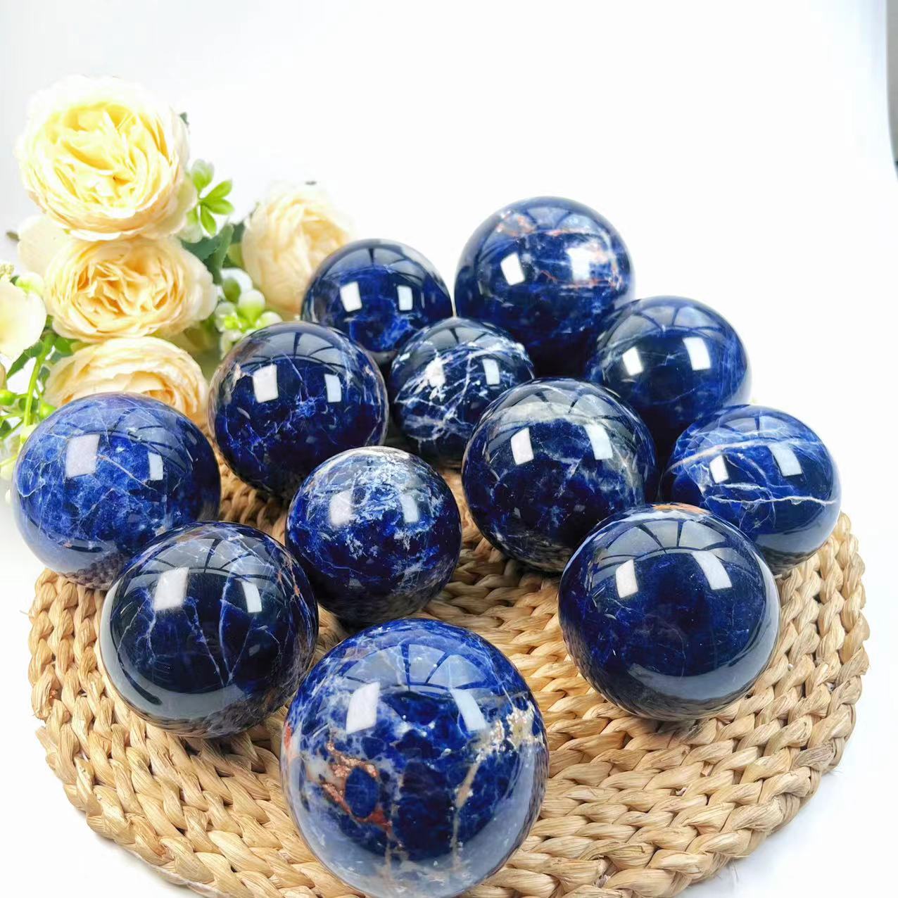 Sodalite Spheres GEMROCKY-Spheres-