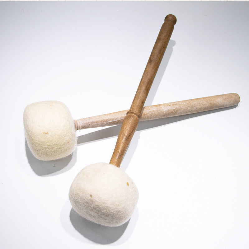 Sound Bowl Hammer Wool Felt Knocking Stick for Singing Bowls GEMROCKY-Psychic-