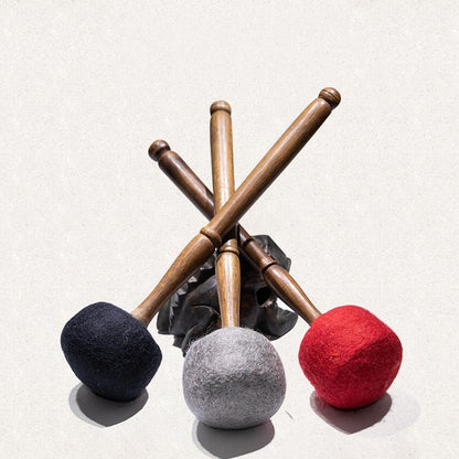 Sound Bowl Hammer Wool Felt Knocking Stick for Singing Bowls GEMROCKY-Psychic-