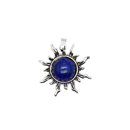 Sun Charms Crystal Pendants for Necklace GEMROCKY-Jewelry-Lapis Lazuli-