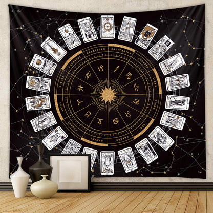 Tarot Cards Constellation Background Cloth Decor Tapestry GEMROCKY-Decoration-73*95cm-1-