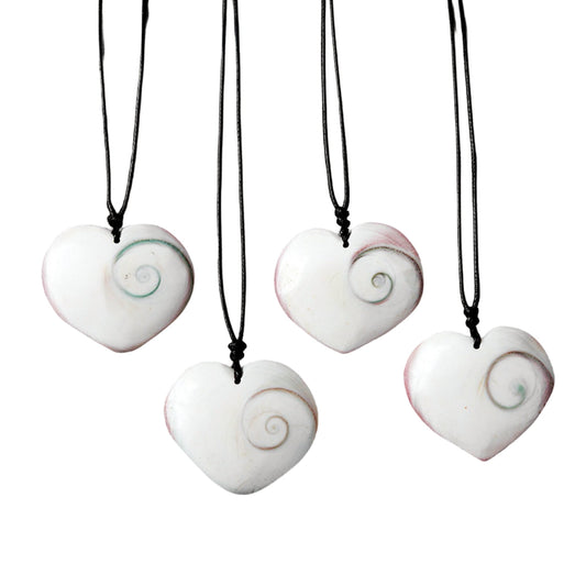 Thread Sun Shell Heart Pendant Necklaces GEMROCKY-Jewelry-