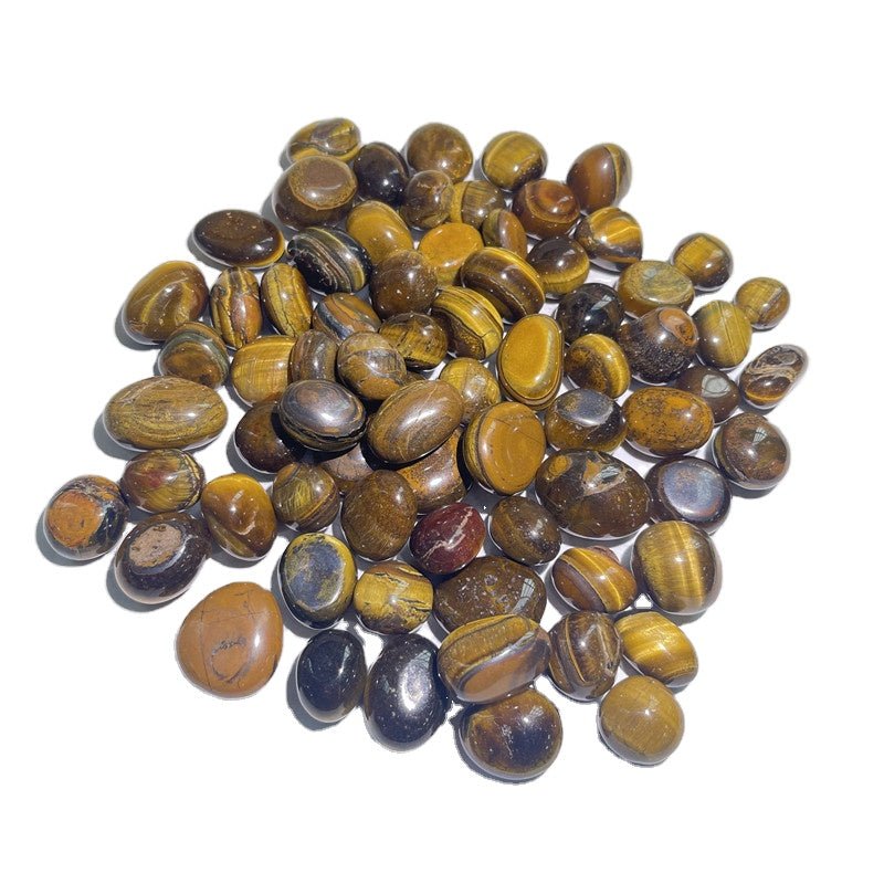 Tiger Eye Tumble Stones GEMROCKY-Tumbles-