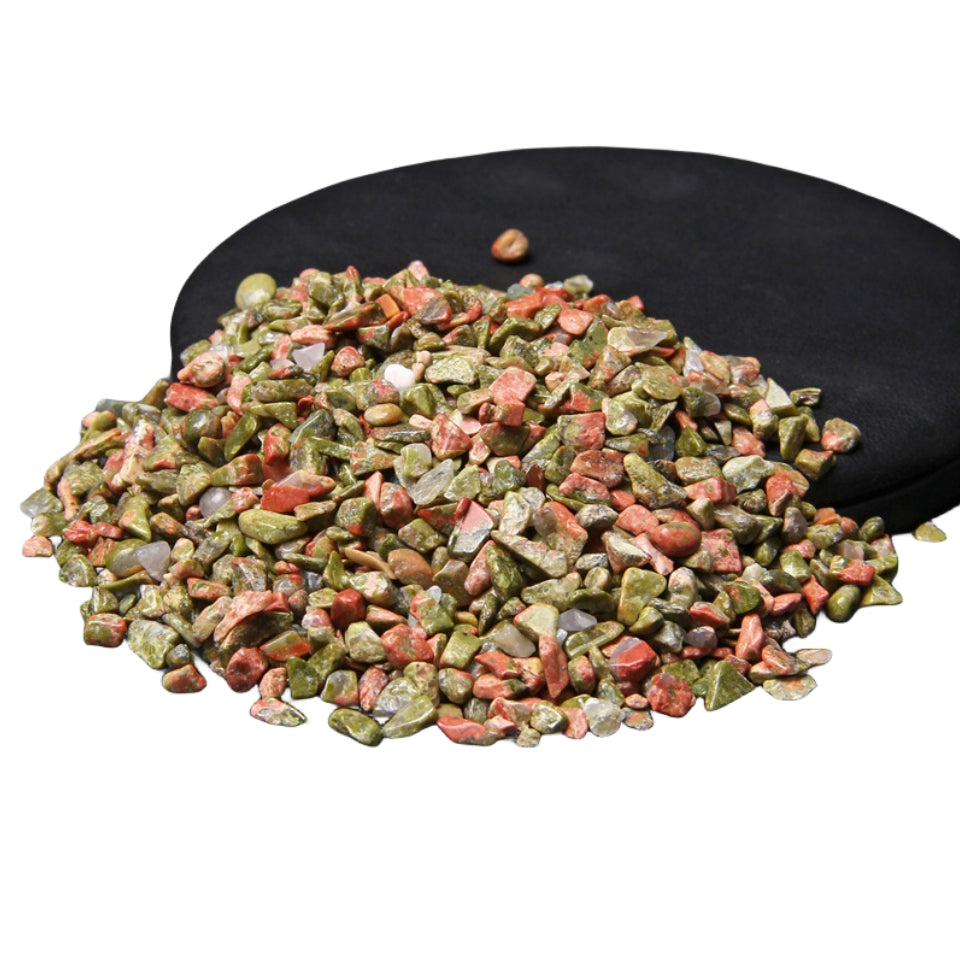 Unakite Chips GEMROCKY-Tumbles-