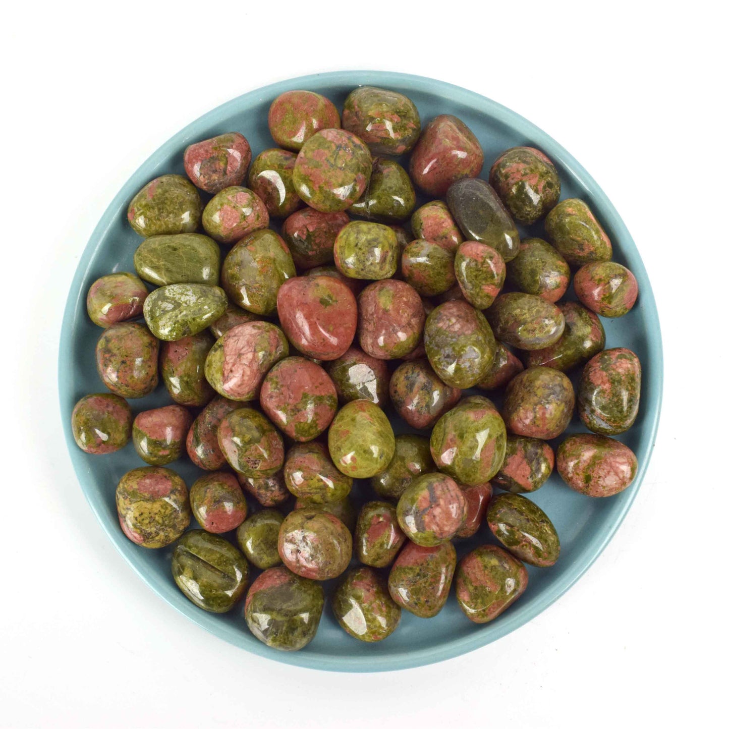 Unakite Tumble Stones GEMROCKY-Tumbles-