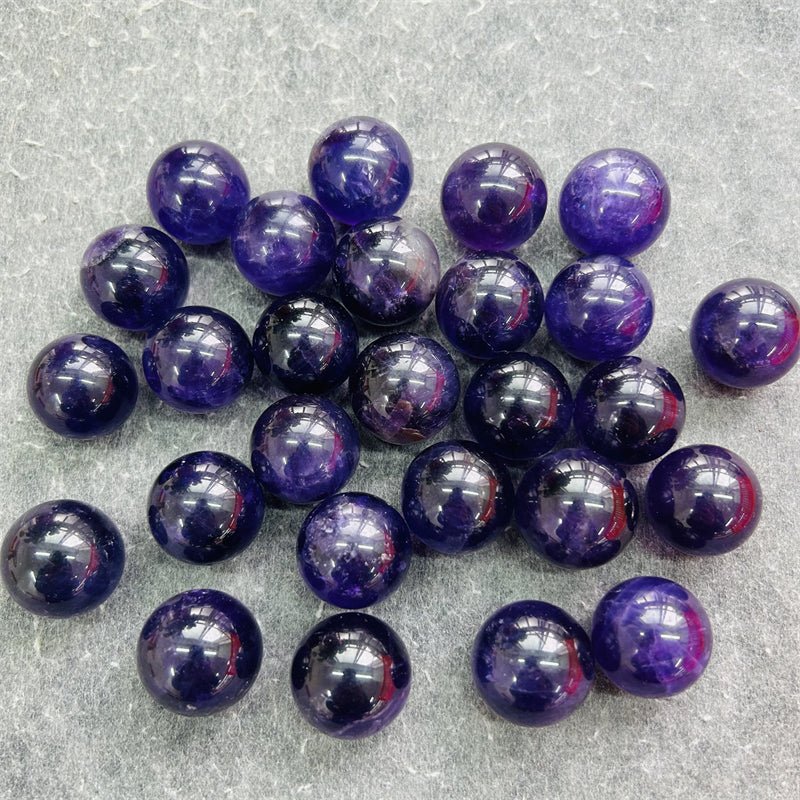 Uruguay Amethyst Mini Spheres GEMROCKY-Spheres-