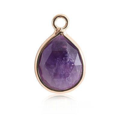 Waterdrop Crystal Irregular Cut Pendants for Necklace GEMROCKY-Jewelry-Amethyst-