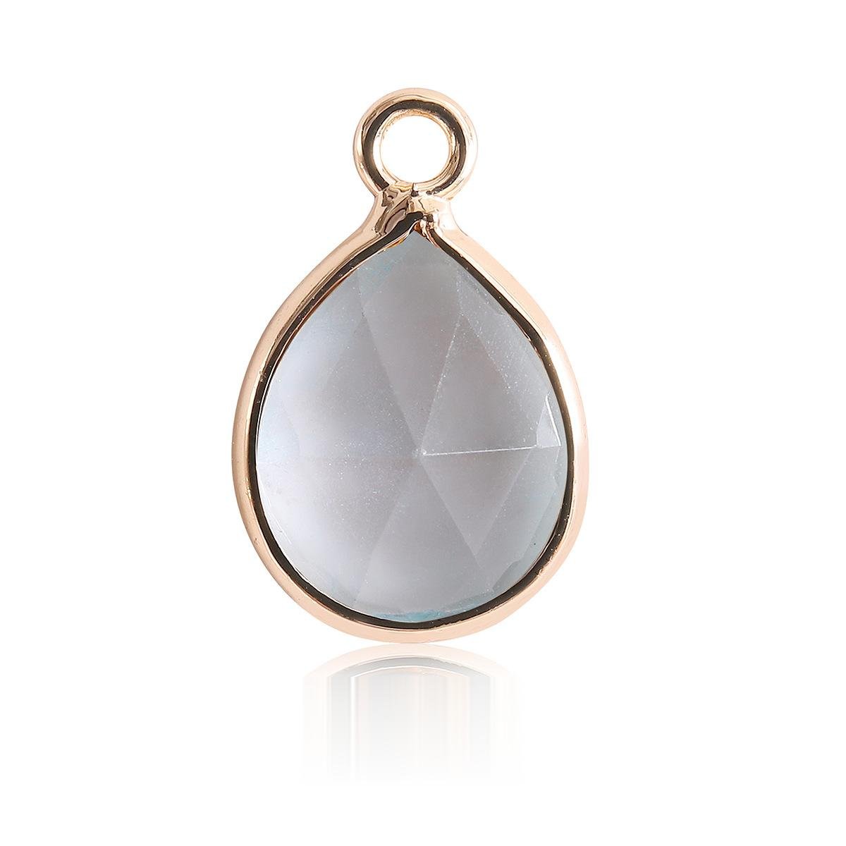 Waterdrop Crystal Irregular Cut Pendants for Necklace GEMROCKY-Jewelry-Clear Quartz-