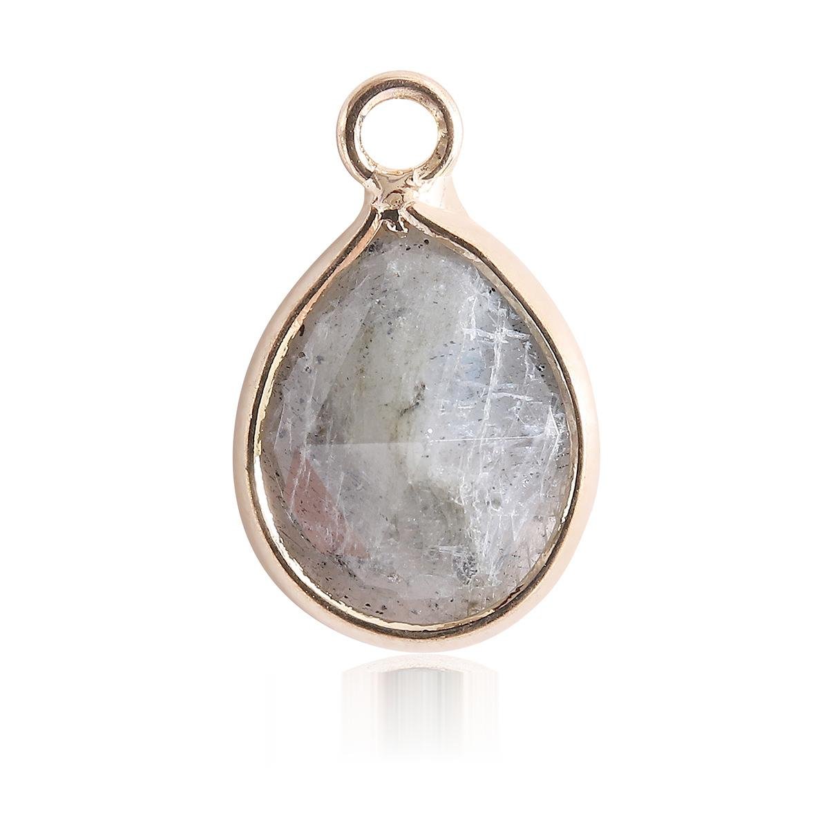 Waterdrop Crystal Irregular Cut Pendants for Necklace GEMROCKY-Jewelry-Labradorite-