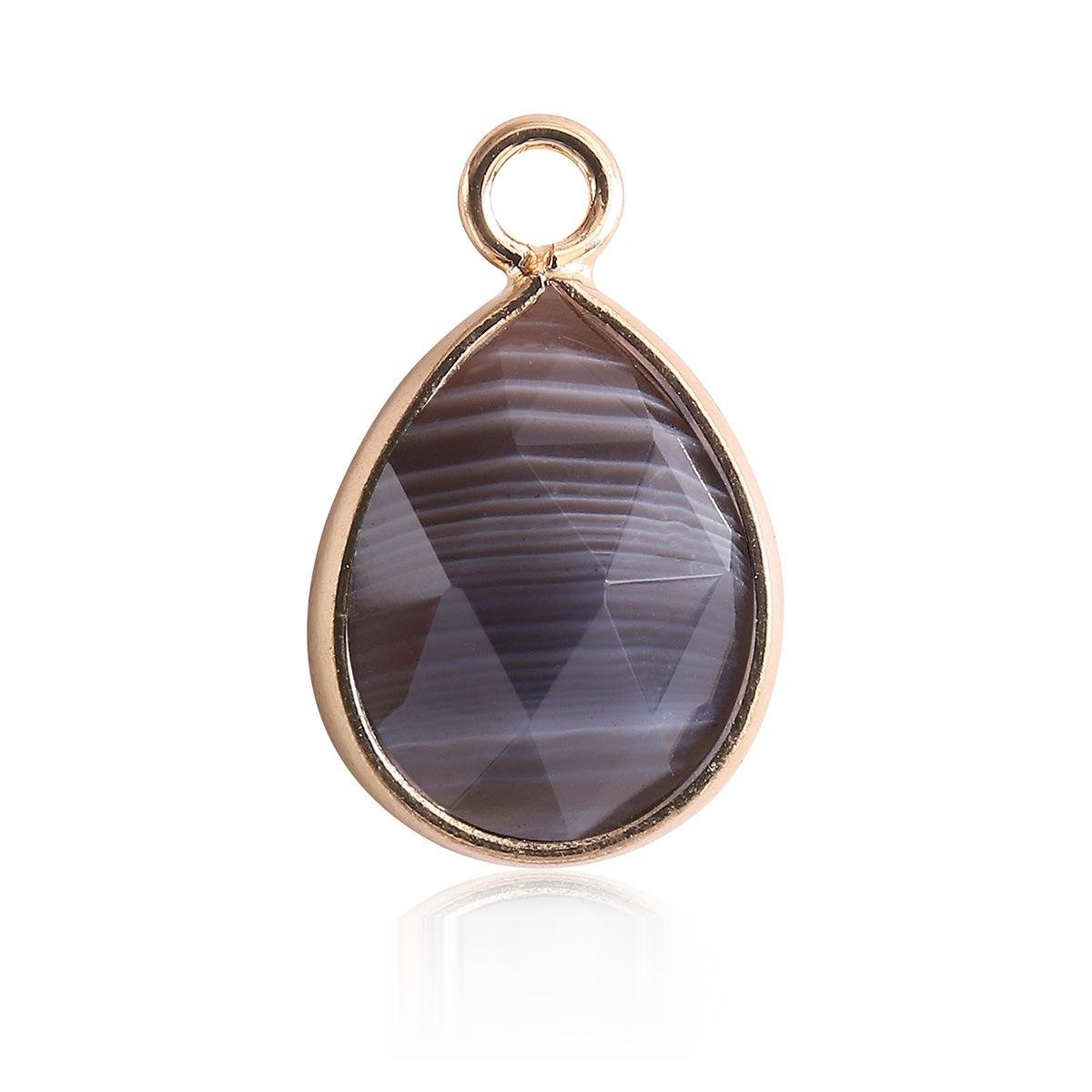 Waterdrop Crystal Irregular Cut Pendants for Necklace GEMROCKY-Jewelry-Persian Agate-