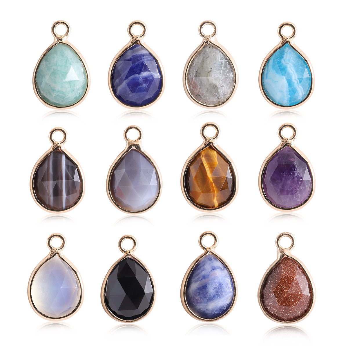 Waterdrop Crystal Irregular Cut Pendants for Necklace GEMROCKY-Jewelry-