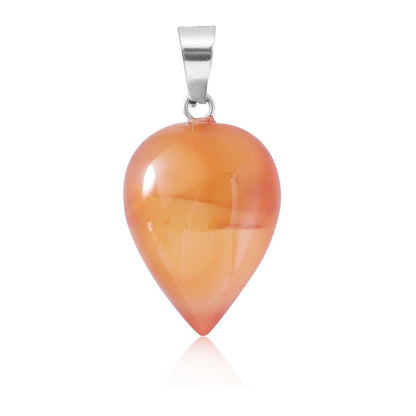 Waterdrop Semi-Precious Pendants for Necklace GEMROCKY-Jewelry-Carnelian-