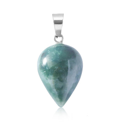 Waterdrop Semi-Precious Pendants for Necklace GEMROCKY-Jewelry-Indian Agate-