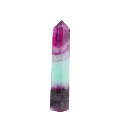 Watermelon Fluorite Long Point Wands GEMROCKY-Point Wands-