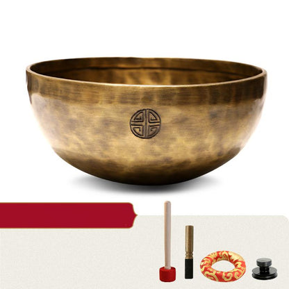 Wave Texture Meditation Nepal Buddha Sound Copper Singing Bowls GEMROCKY-Psychic-