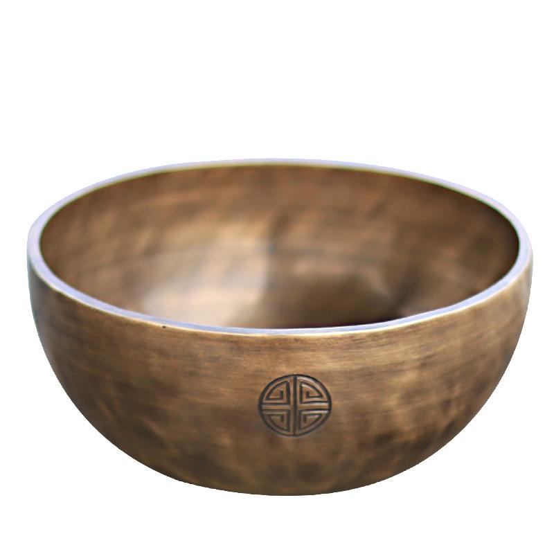 Wave Texture Meditation Nepal Buddha Sound Copper Singing Bowls GEMROCKY-Psychic-