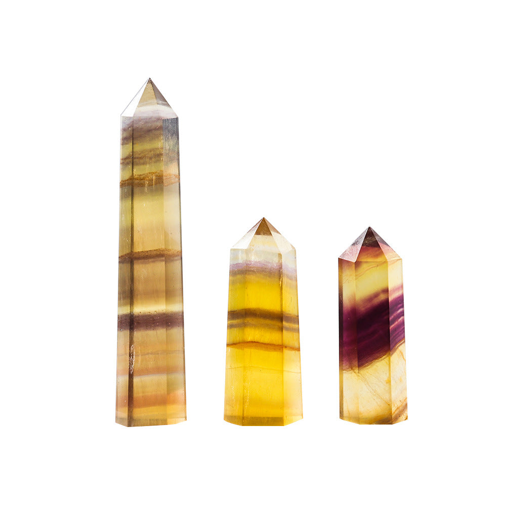 Yellow Fluorite Point Wands GEMROCKY-Point Wands-