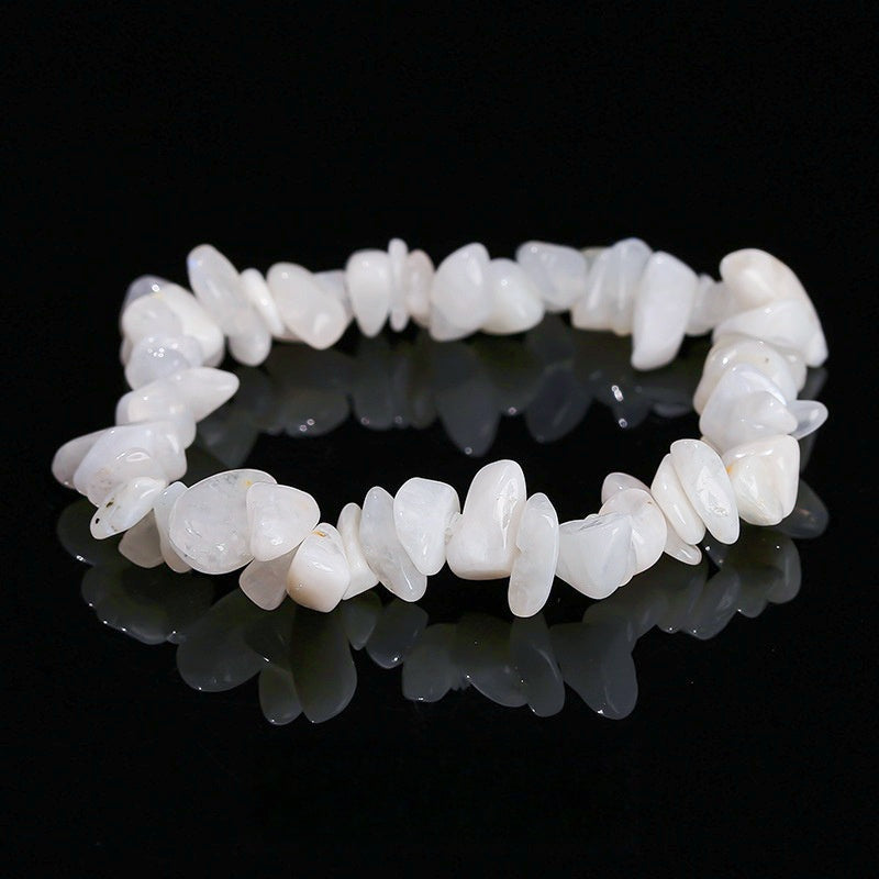 Blue Moonstone Chip Bracelets GEMROCKY-Bracelets-GEMROCKY