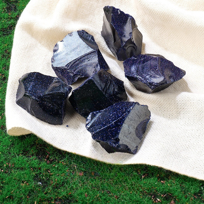 Blue Sandstone Rough Stones GEMROCKY-Mineral Specimens-GEMROCKY