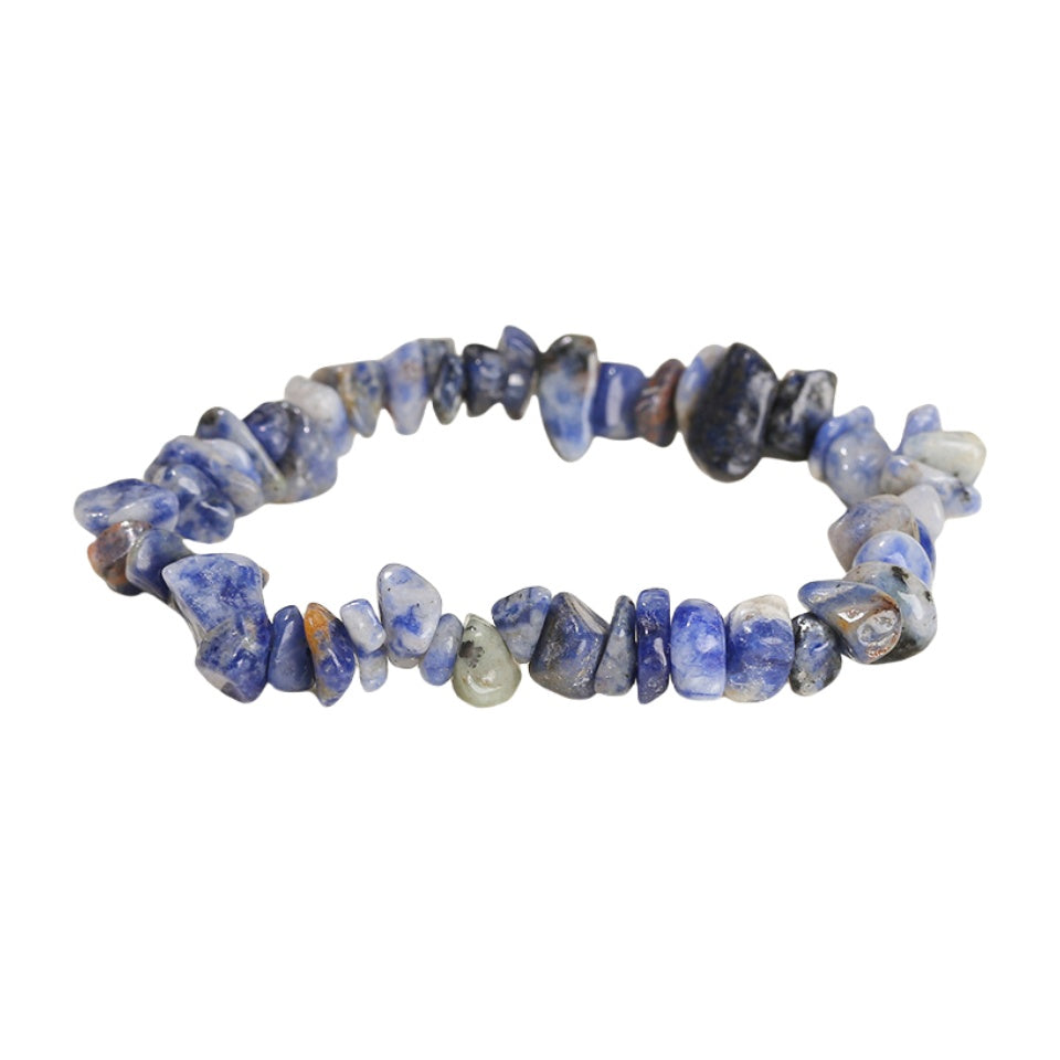 Blue Spot Stone Chip Bracelets GEMROCKY-Bracelets-GEMROCKY